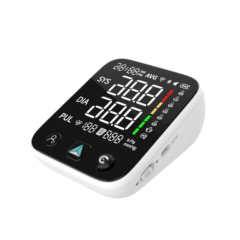 Electronic Digitale Oberarm-Blutdruckmessgerate Blood Pressure Monitor Cuff Tensiometros De Brazo Electrconic BP Monitor
