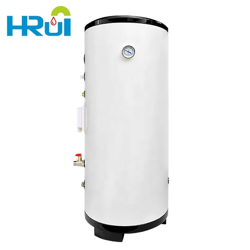 Mini Split Heat Pump Buffer Tank or Domestic Hot Water Storage Tank with Thermometer for family