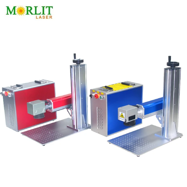 Portable 20w Fiber Laser Marking Machine  Max source 2.5D 3D 100 JPT engraving machine