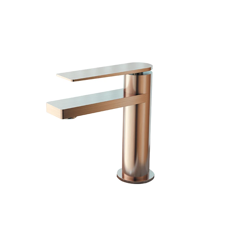 
CUPC Cheston Modern Bathroom Brass Rose Gold Basin Faucet Mixer Tap 
