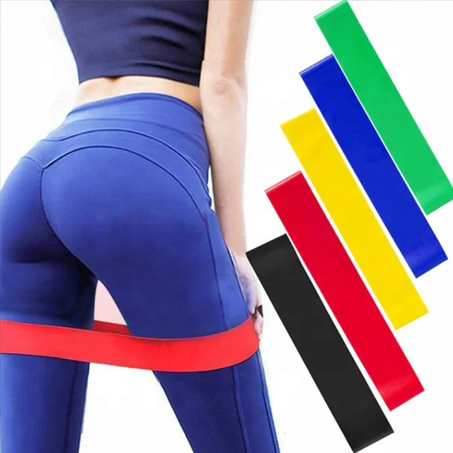 Wholesale Resistance Bands Custom Logo Yoga Fitness Tools Latex Material Fitness Resistance Ring Band Suitable for Yoga Exercise