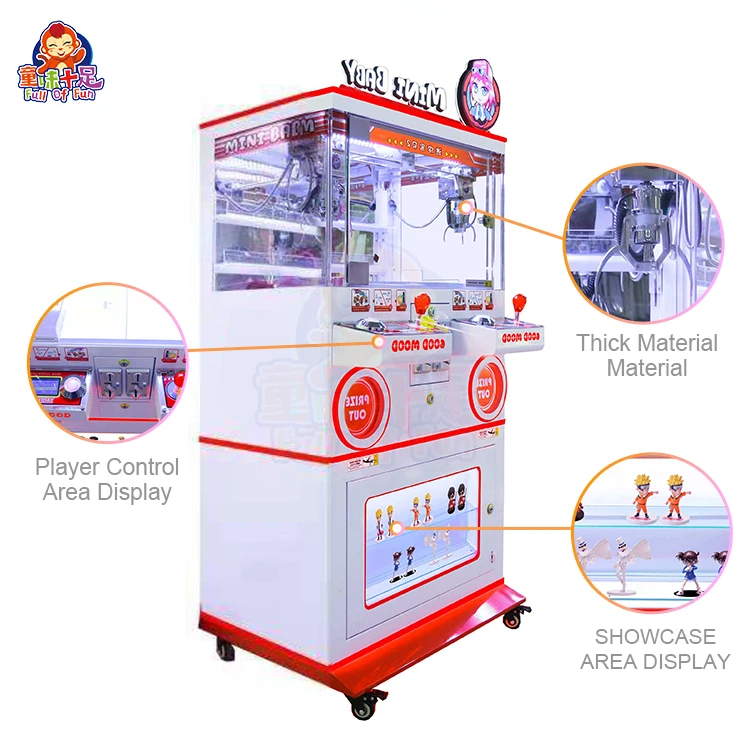 Wholesale Mini Claw Doll Machine Earn Money Acrylic Cheap concept Catching One-stop Custom ODM OEM Claw Machine