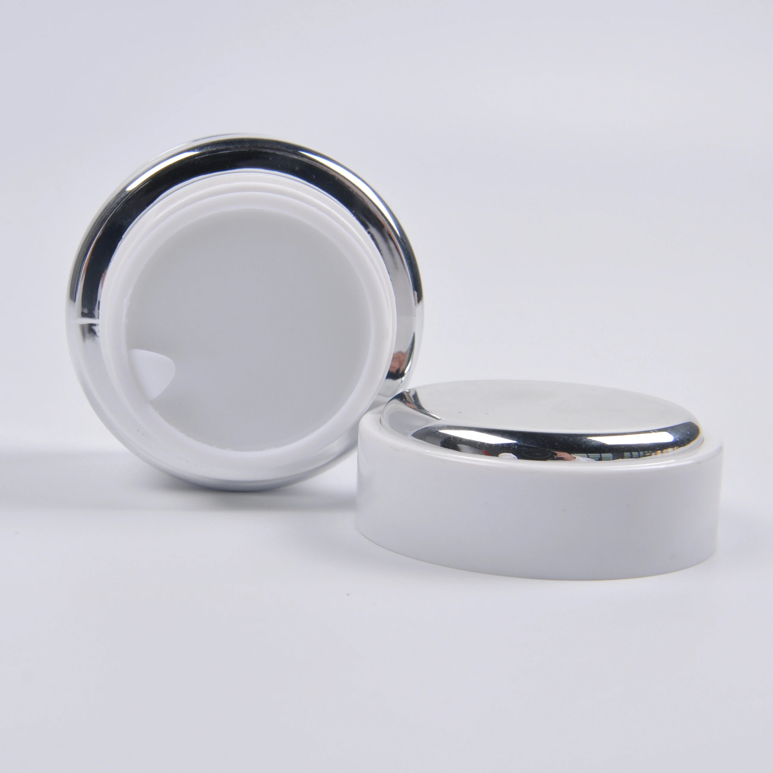 customized gold color cosmetic aluminum glass cream jar lids for sale