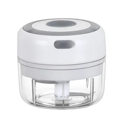250ML USB Charging Portable Mini Electric Garlic Chopper ABS Blending Cup Electric Meat Grinder Vegetable Chopper