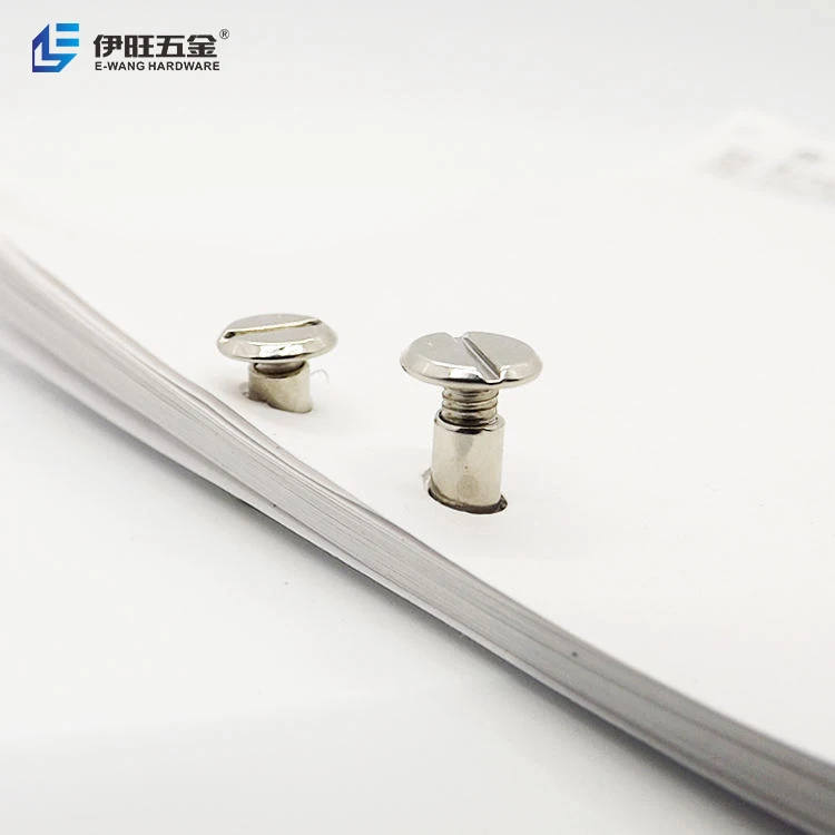 Factory Wholesale 10mm Nickel Plated Chicago Screws Binding Nail