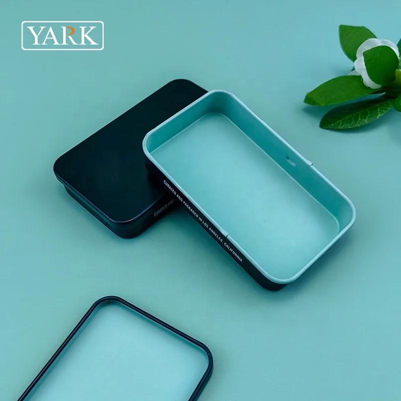 Childproof empty tin can packaging candy chocolate bar tinplate can box