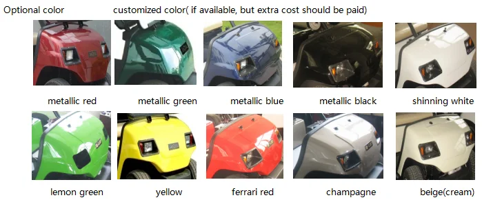 HUANXIN New Model 6 passenger  Electric golf car with curtis  conversion kit