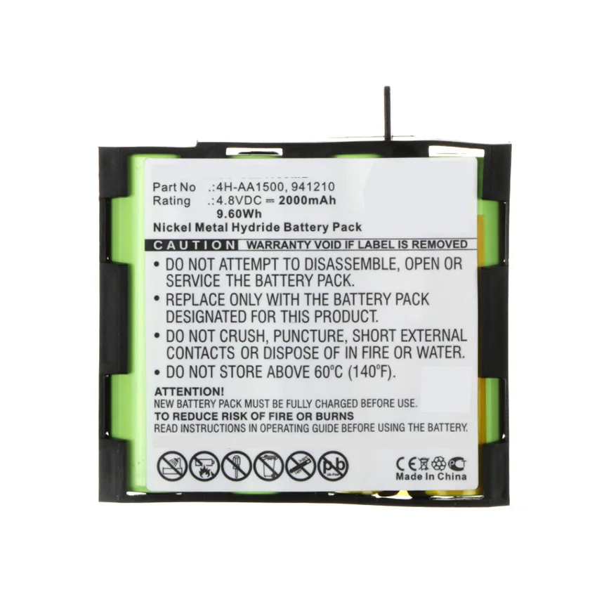 4 8 В 2000 мАч 9.60Wh 4H-AA1500 941210 производительность Edge US En egry Mi-Ready никель-металлогидридный Аккумулятор для Compex