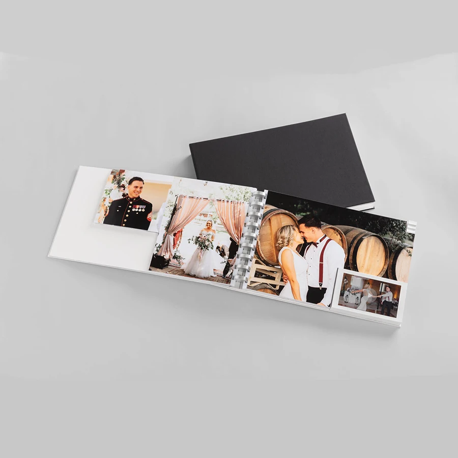 Custom Book Printing Photo Album Hardback Books Full Color Business Family Photo Book