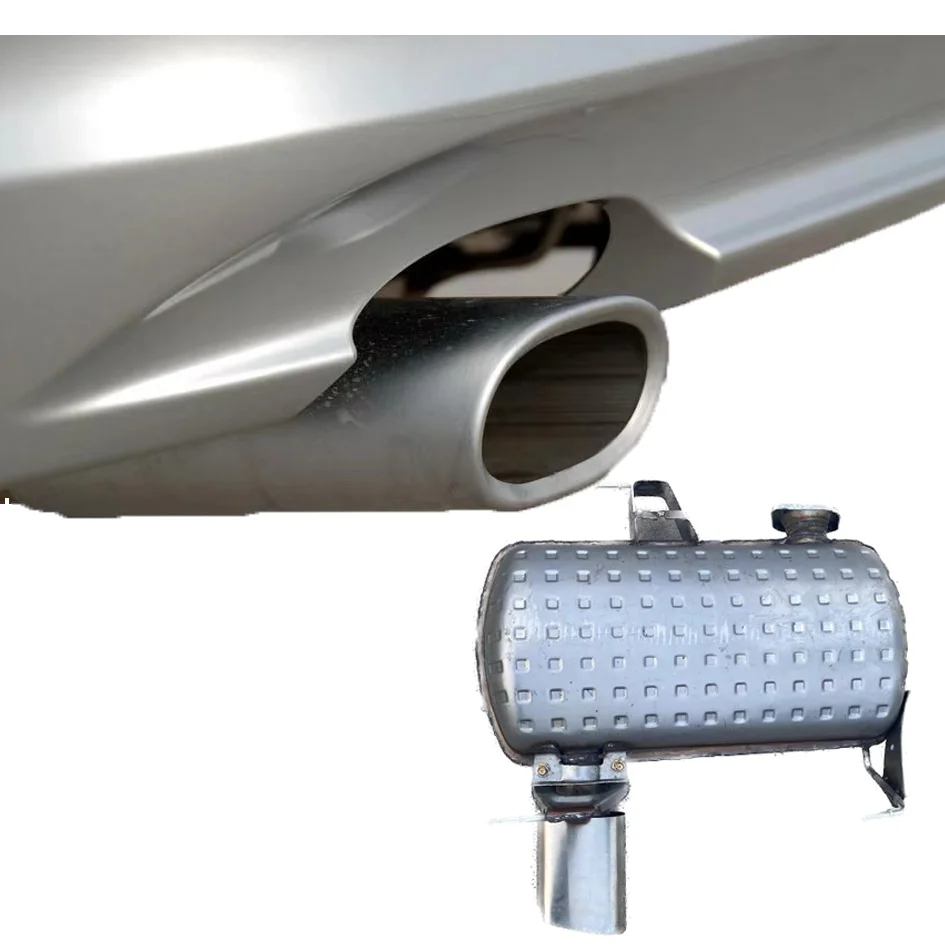BMW 3 Series e90 rear section stainless steel original car silent exhaust system