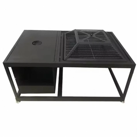 Factory Custom Portable Fireplace High Temperature Painting Outdoor Heating Camping Table Top Smokeless Fire Pit