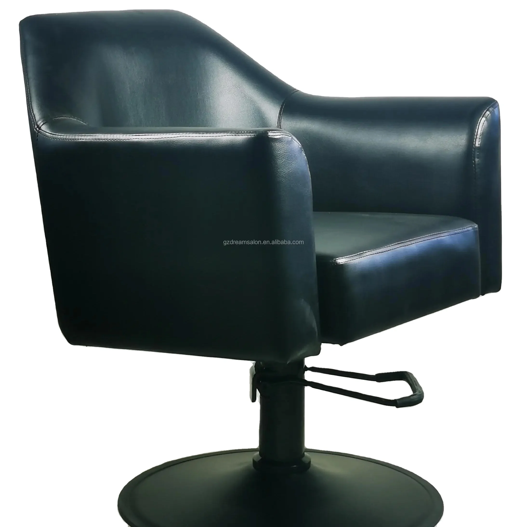 DREAMSALON Wholesale Comfortable Salon Furniture for Any Barber Shop or Beauty Centre All Black Series Salon Chair