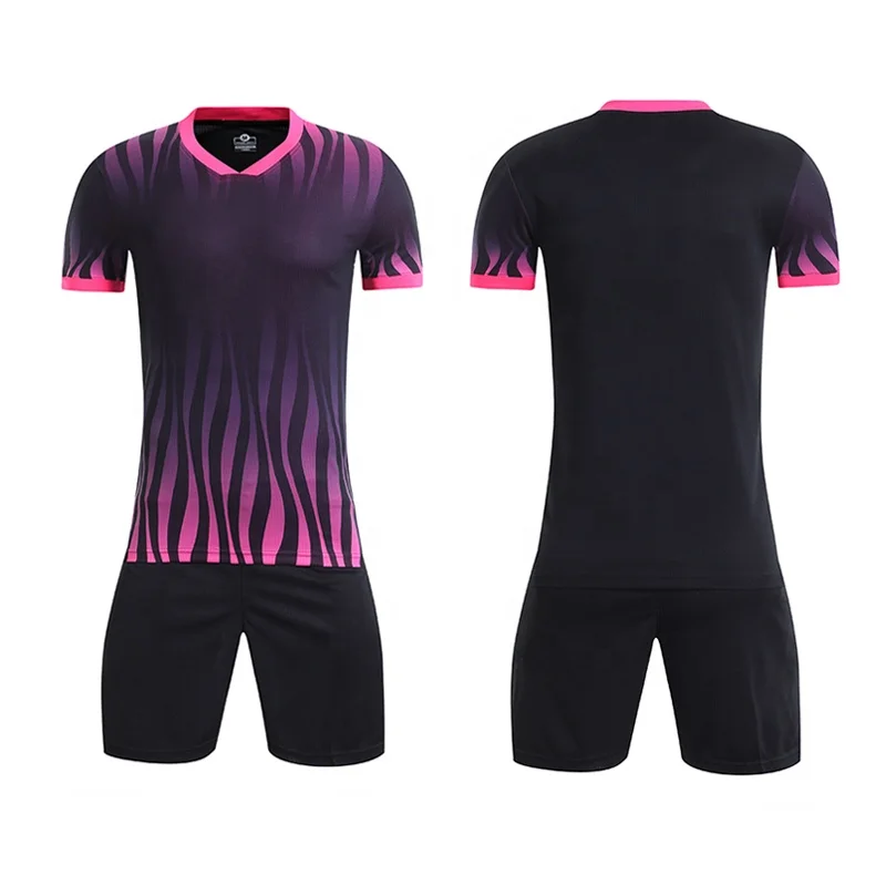 100% Polyester High Quality Good Price Athletic Football Jersey 2020 Soccer Wear