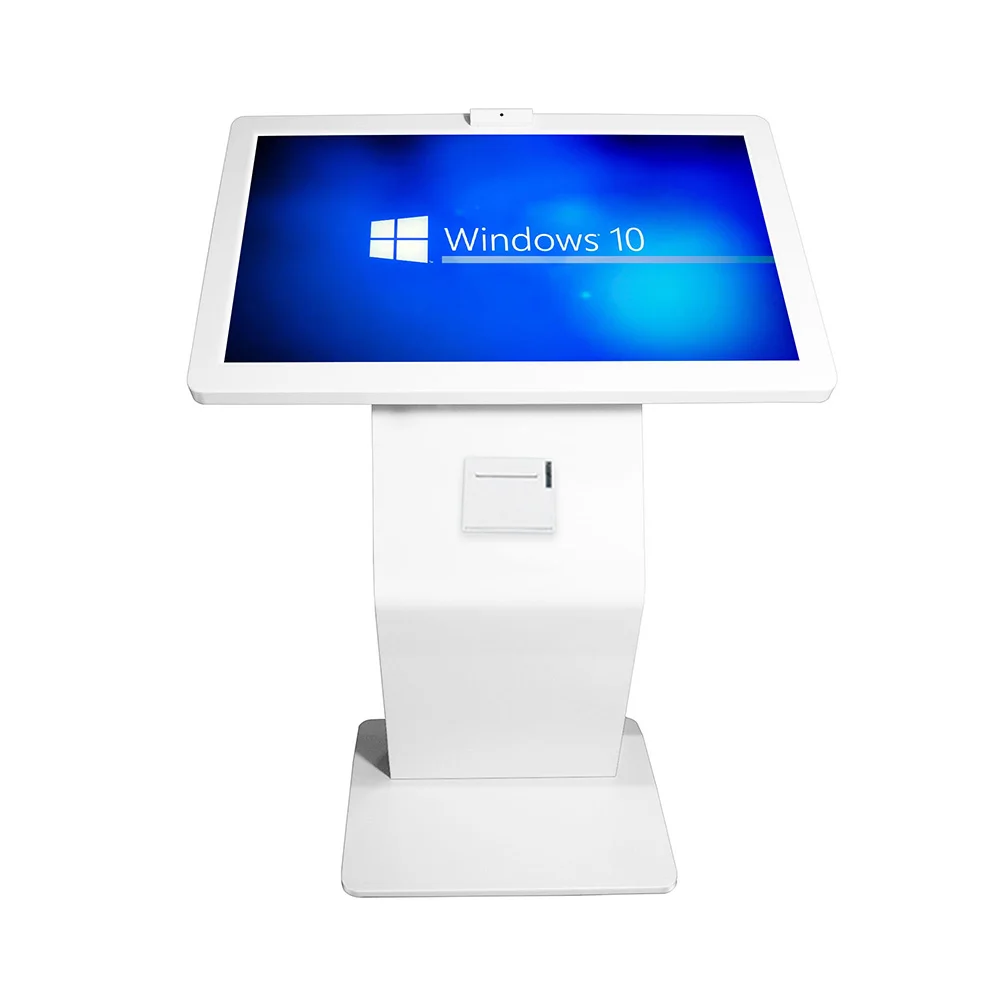 Shopping mall 32/43/49/55/65 inch All in one self service information digital touch screen kiosk with K base for supermarket