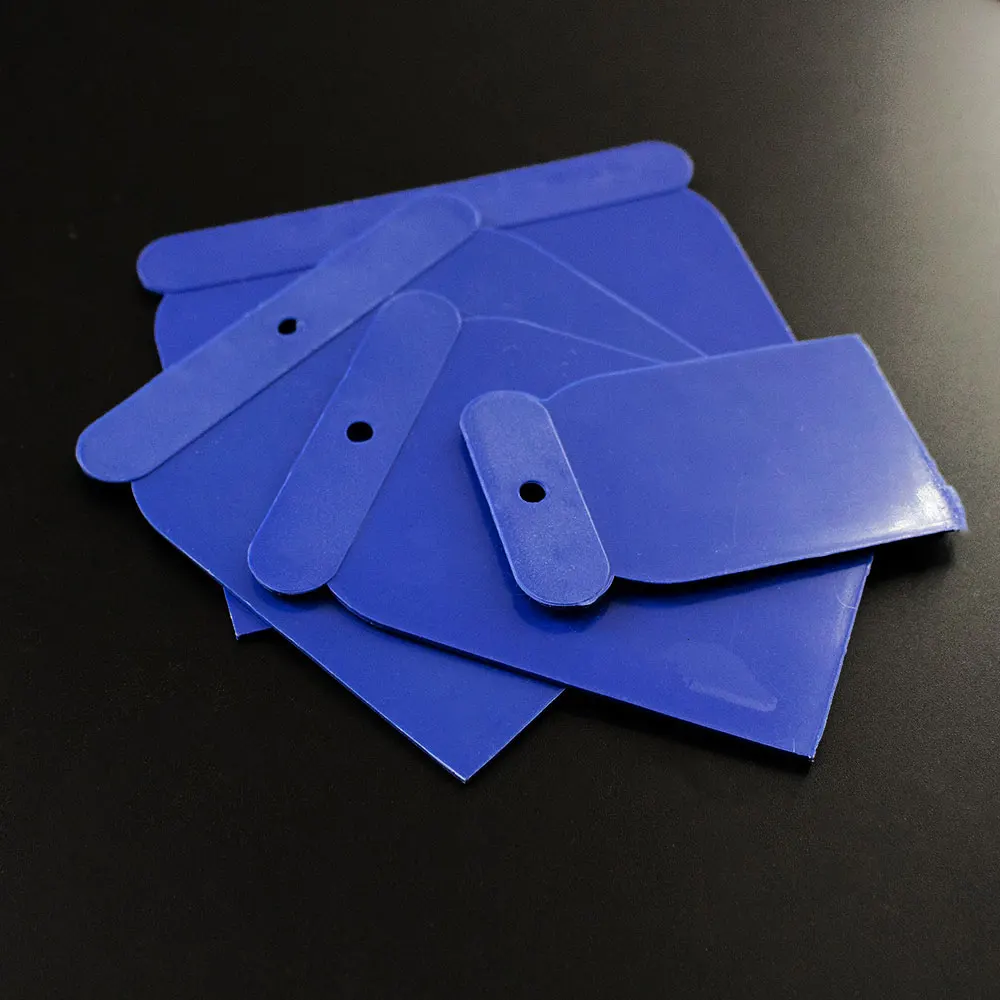 50mm/80mm/100mm/120mm  Plastic Putty Knife Knives Plastic Scraper Set for Car Body Filling