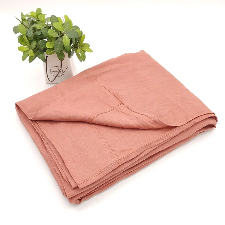 Popular Natural Home usage pure flax  french linen bedding , linen bed sheet