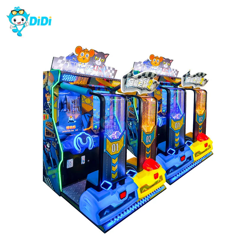 Игровая игра в виде кошки и мышки с монетами