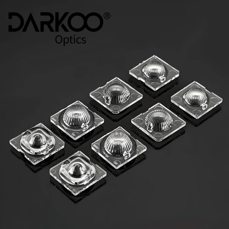 Single Lens for Street Light 3030 Supply Darkoo Array Lenses Emitting Round Degree Lighting Accessories  Price Len Optic
