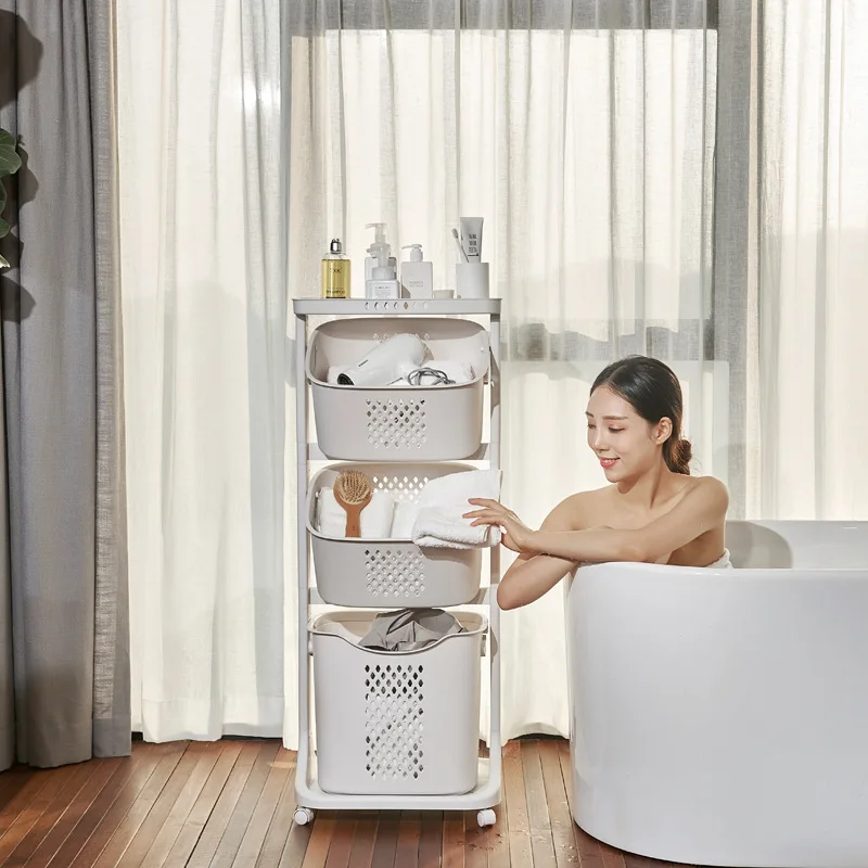 Cabinet Organization Expandable Kitchen Space-Saving Bathroom Storage Rack Metal Toilet Rack Bathroom Rack Storage