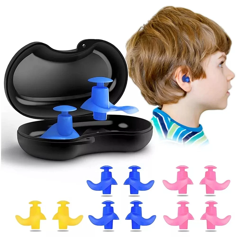 1 Pair Soft Silicone Waterproof Dust-Proof Earplugs Diving Water Sports Swimming Accessories Ear Plugs
