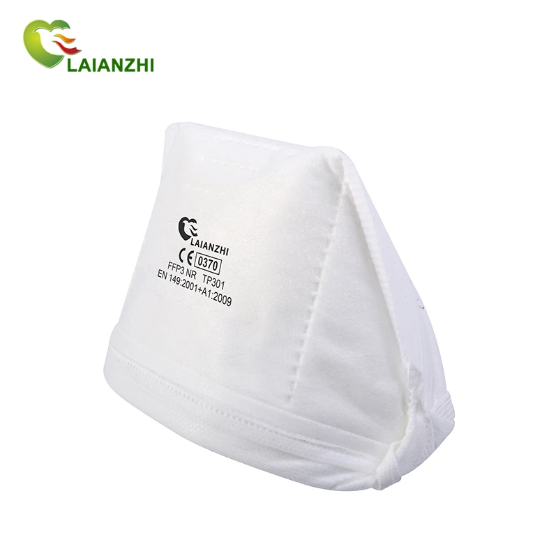 CE FFP3 Duckbill Shape LAIANZHI TP301 Disposable Protective Mask Without Valve 4 Layers Headwear CE Certificate