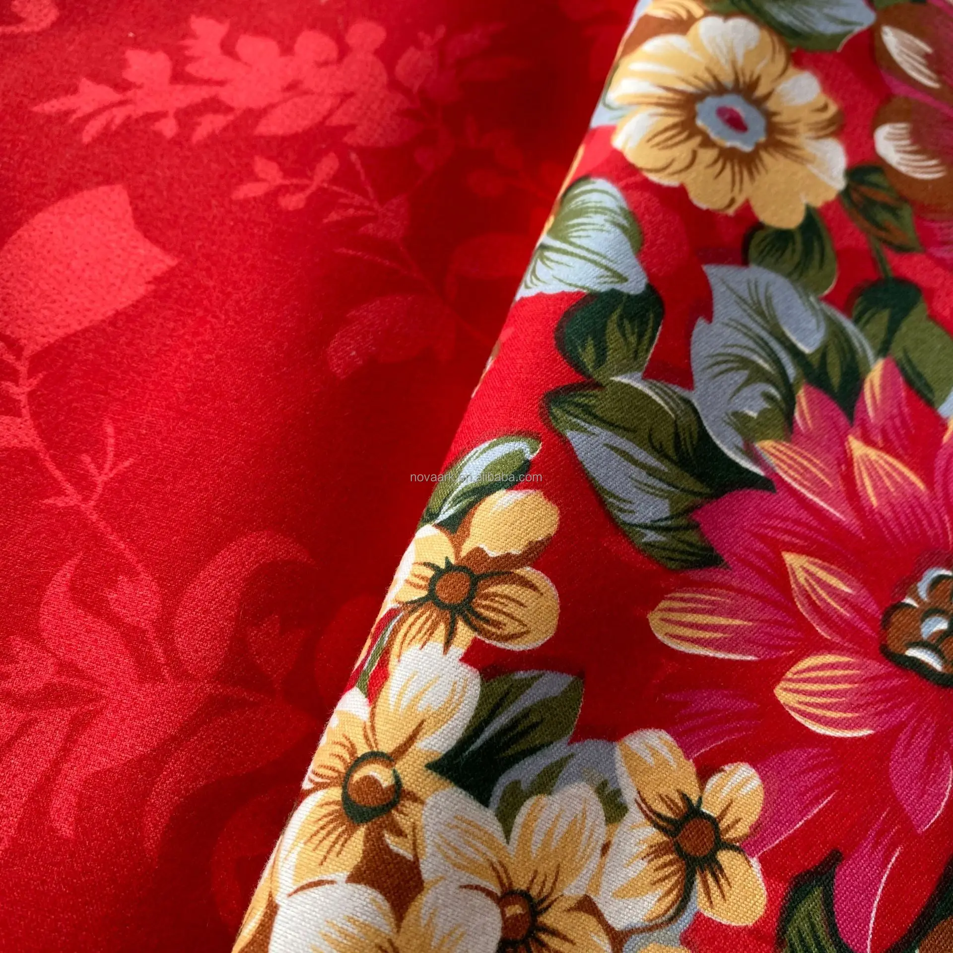 huzhou changxing 100% polyester disperse printed fabric bedsheet fabric home textile