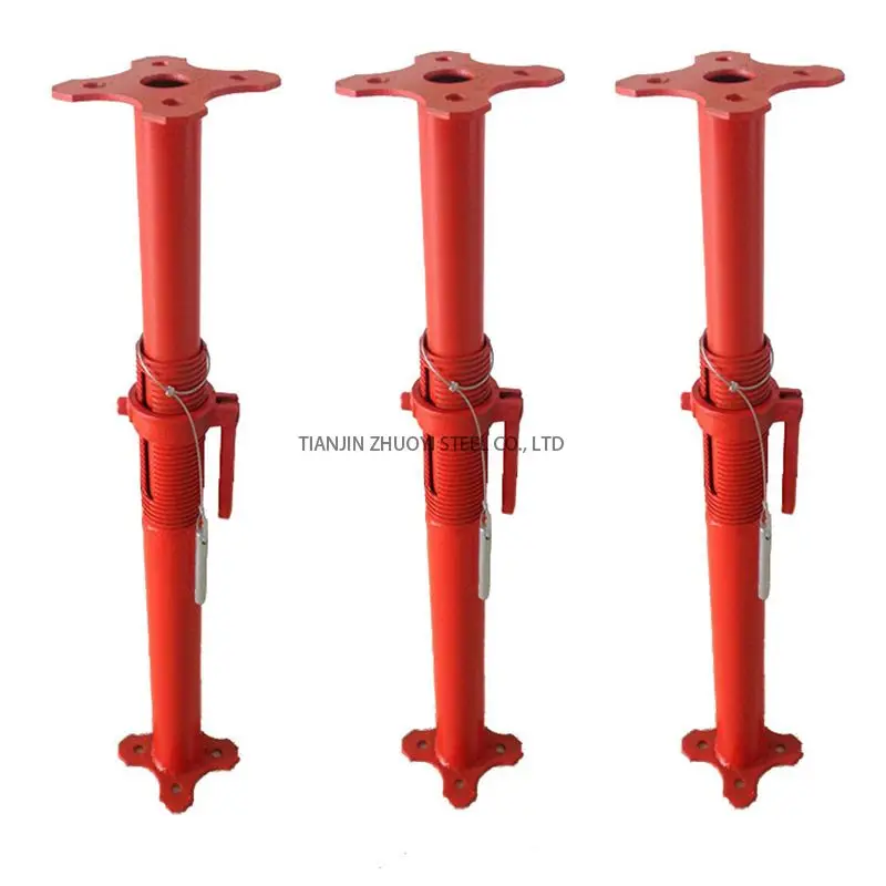 Регулируемый опорный домкрат оцинкованный для поддержки бетонных плит