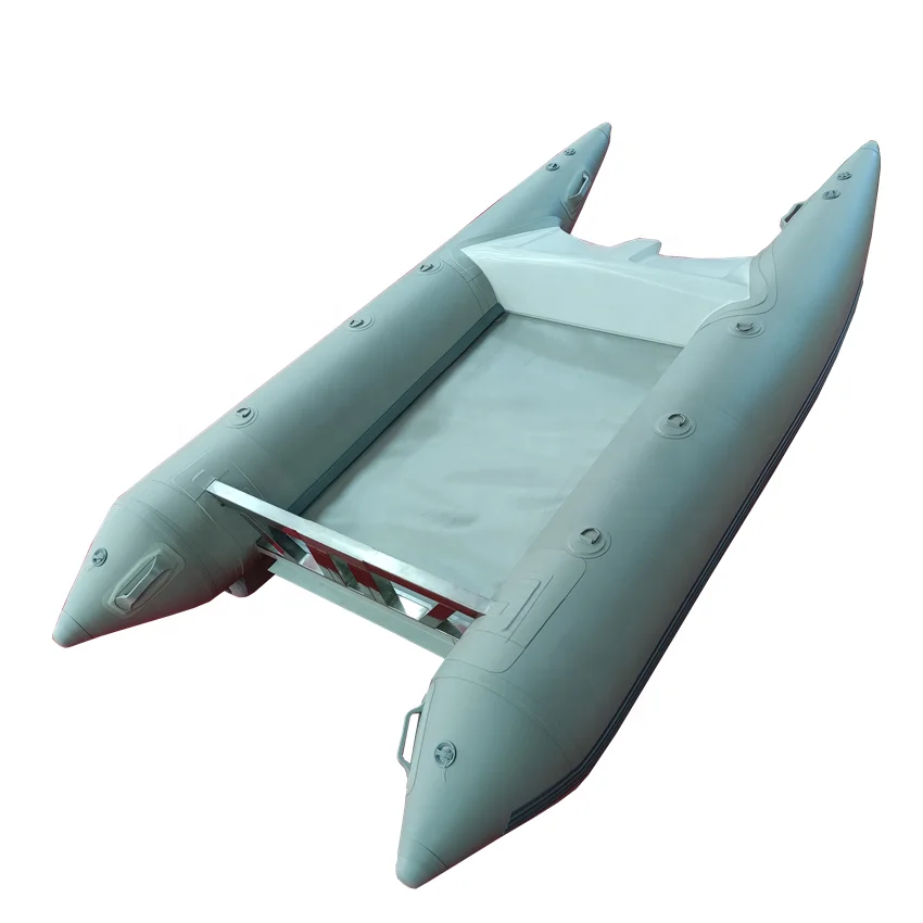 3.35m High speed engine catamaran boat inflatable remote control