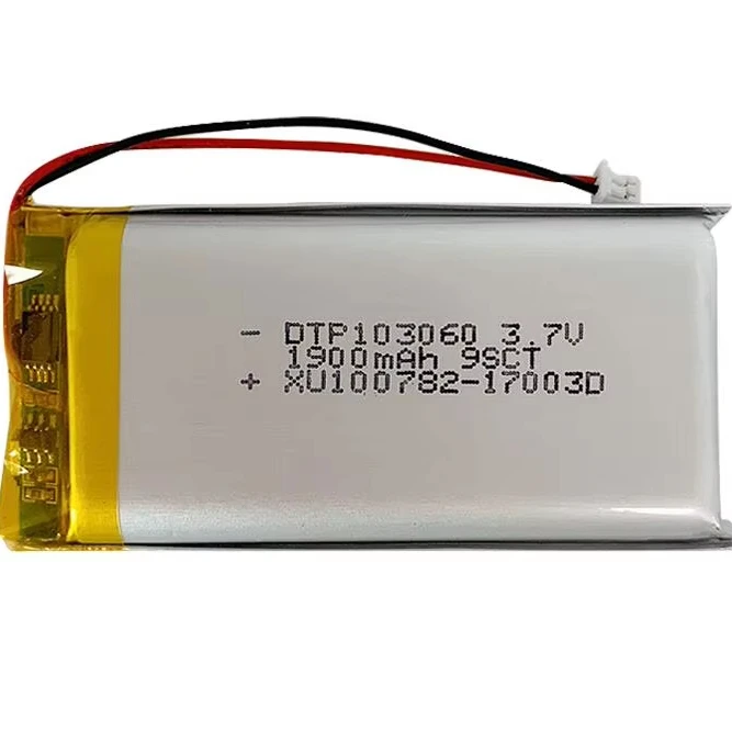 KC Certified DTP103060 3.7v 2000mAh customized Pouch 3.7V lipo battery lithium polymer ion battery cells