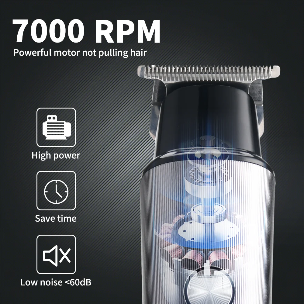 Pritech Wholesale DC Motor Hair Trimmer Lithium Battery Cheap Hair Clipper for men