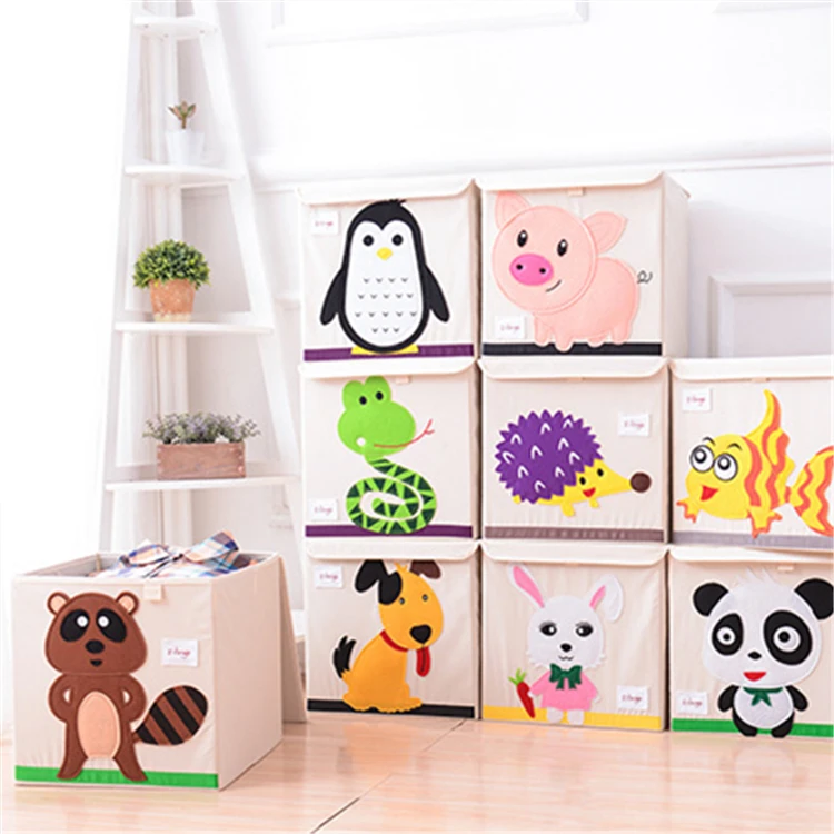 T-HH-A025B Foldable Animal customized design Best Selling products Kid Toy Storage boxs for Boys and Girls