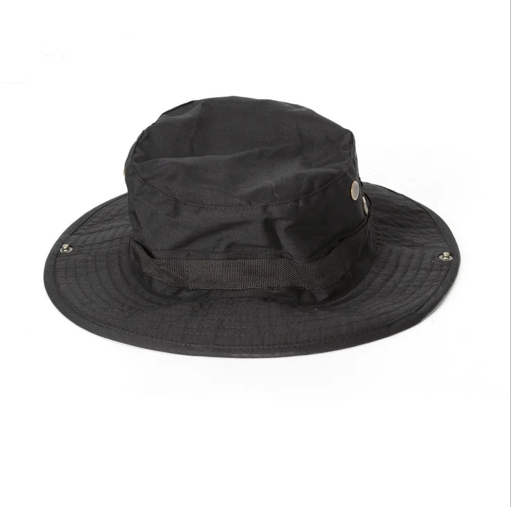Outdoor Bucket Hat Camo Jungle Bonnie Hat Fishing Sun Protection Round Fisherman Hat