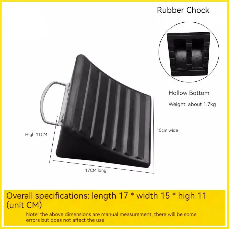 Portable Rubber Heavy Truck Stopper Wheel Chock Block Wheel Chock For Trailer