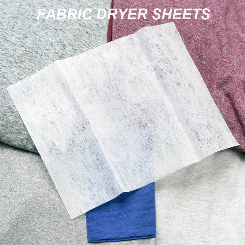 Softening & Anti-Static Laundry Dryer Sheets - Gentle on Fabrics