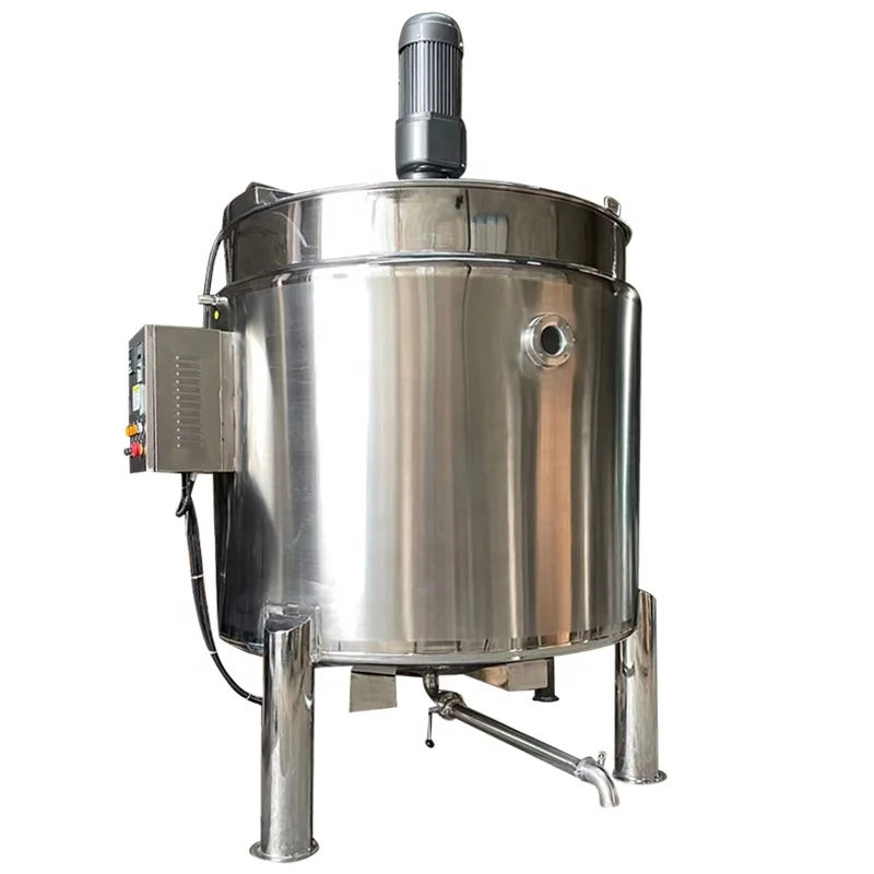 Stainless steel and low-speed anchor scraping wall mixing jacket heating mixing tank in daily chemical plant