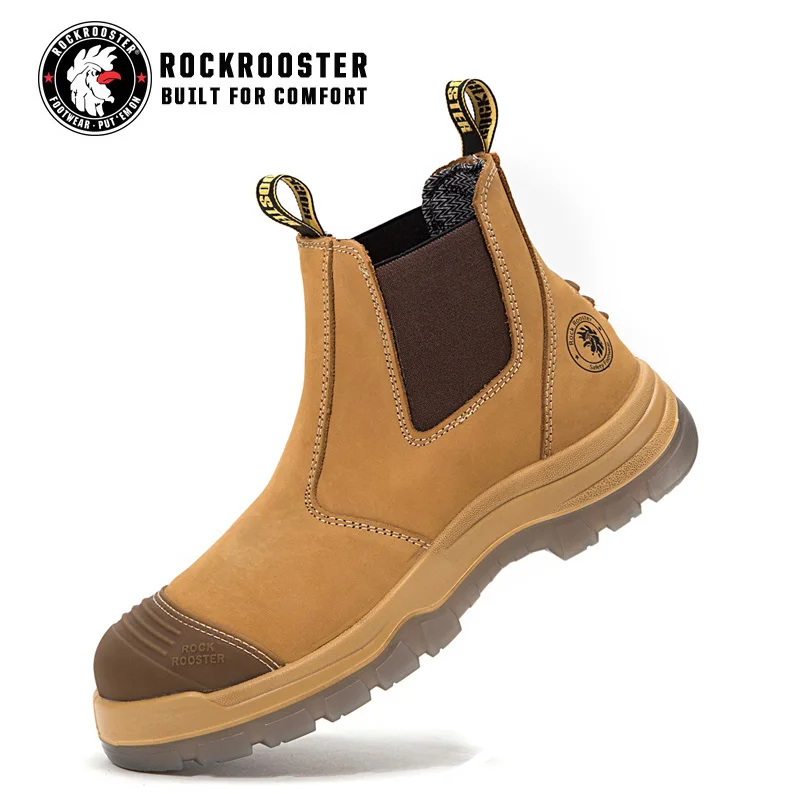 
New Selling American European Oil Resistant Safety Boots Rockrooster Factory Directly Selling American European Safety Shoes 