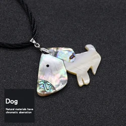 animal Pendant Owl Necklace Abalone Shell White Shell Stitching Animal Pendant Necklace