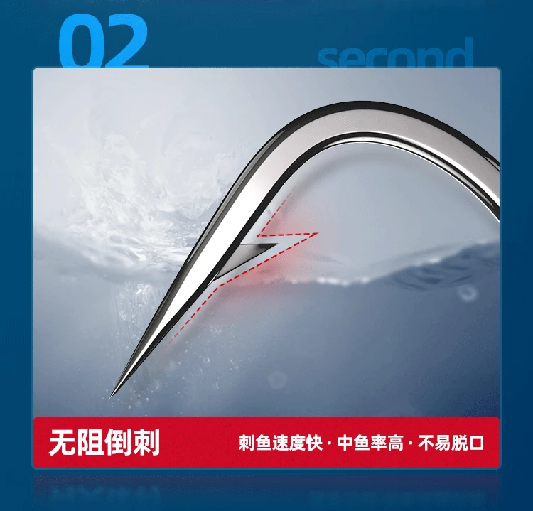 LETOYO Lzumejina With Ring Fishing Hooks Saltwater 1#-15# Oem Feather Hook Handle Anzuelos De Pesca Al Por Mayor