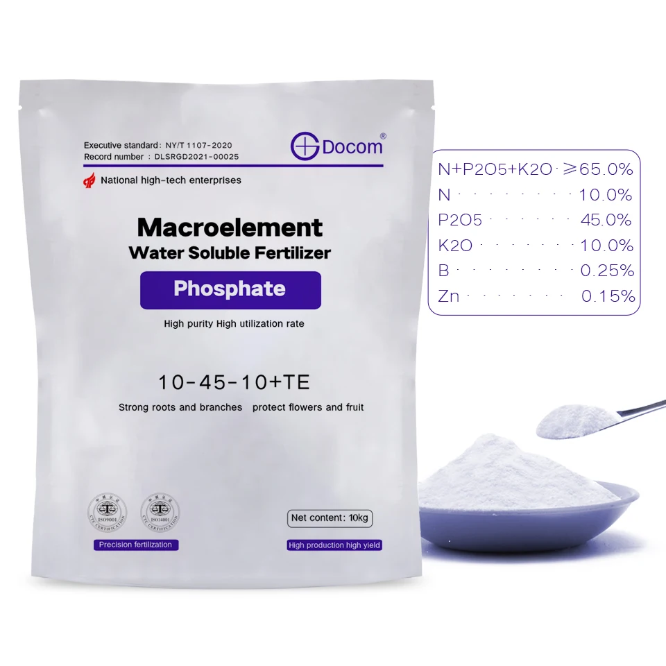 OEM Phosphate Fertilizer Powder Particle Fertilizer 10-45-10 Phosphate Fertilizer for Low Temperature