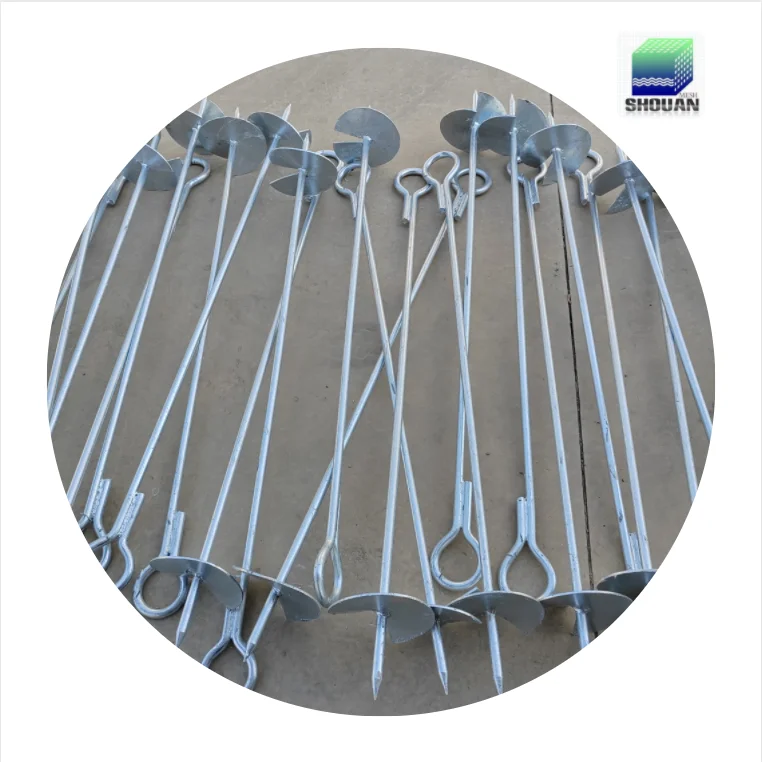 Customizable color screw anchor/auger anchor hot sale In China market