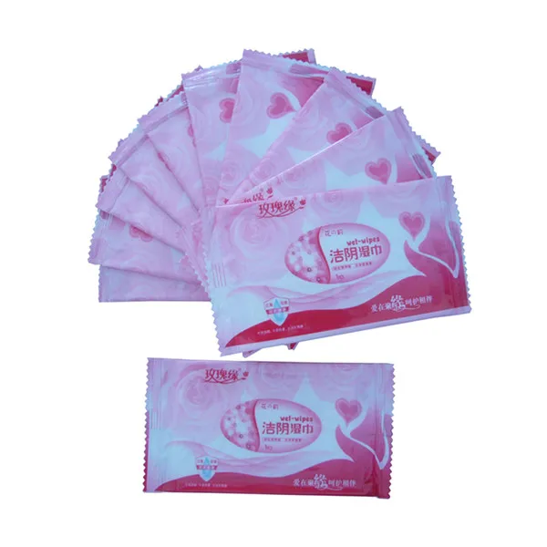 
vaginal disinfectant wipe or feminine care wipes 