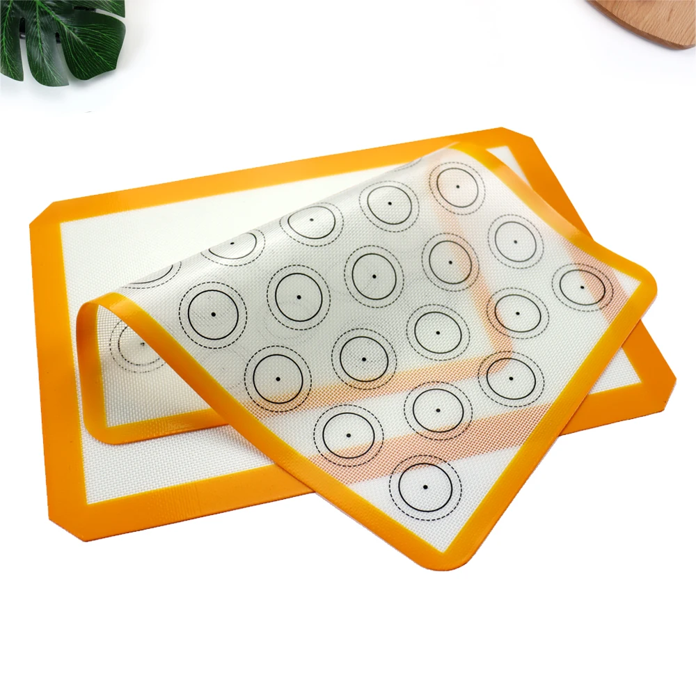 hot selling 2024 silicone baking mat non-stick silicone cooking mats pads heat resistant macaron mat