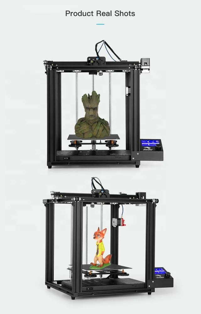  Китайский завод creality ender 5 pro интеллектуальная промышленная печатная машина большой 3d строительный принтер с прочной кубической