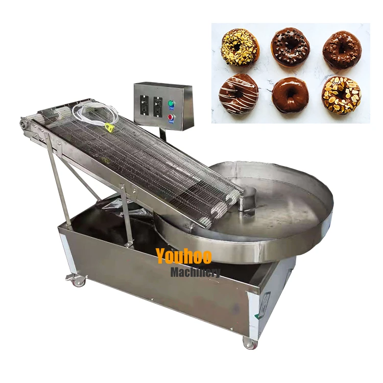 Commercial food cake powder coating machine sesame cake coating flour wrapping machine daifuku mochi machine
