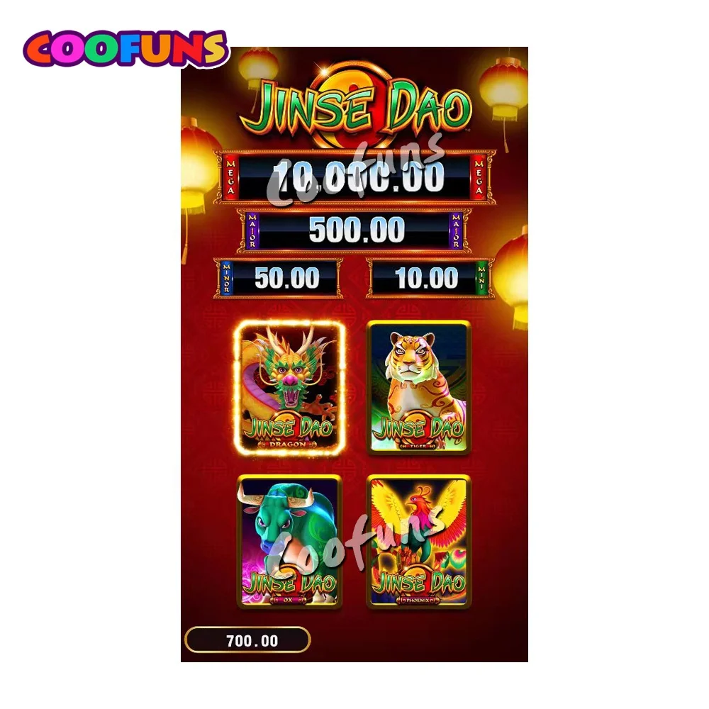 Новое поступление вертикальный сенсорный экран мульти игры 4 в 1 видеоигры JINSE DAO для продажи