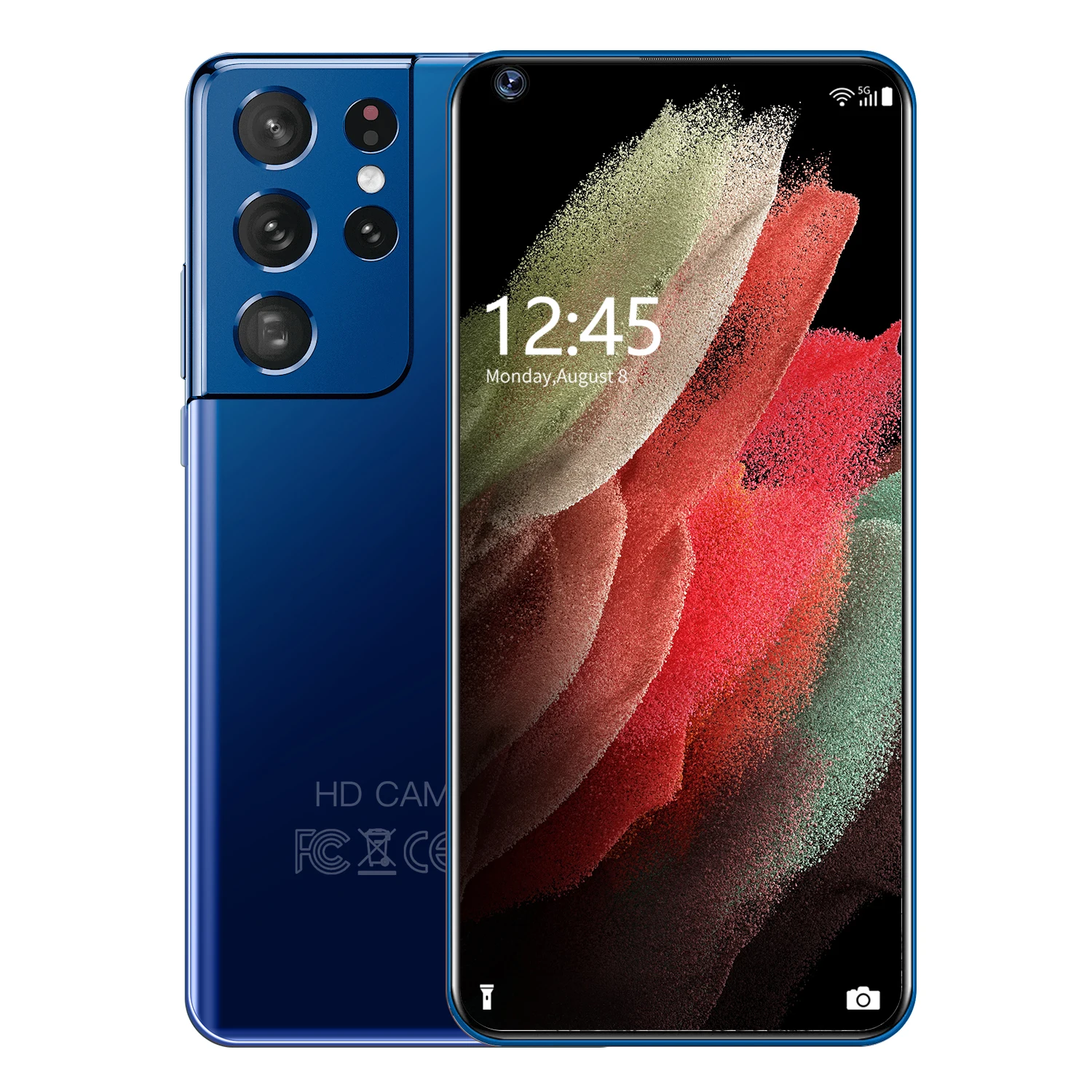 2021 новый смартфон S21 + Ultra 12 512 ГБ Rom 5G Android с двумя sim-картами MTK6899 мобильный
