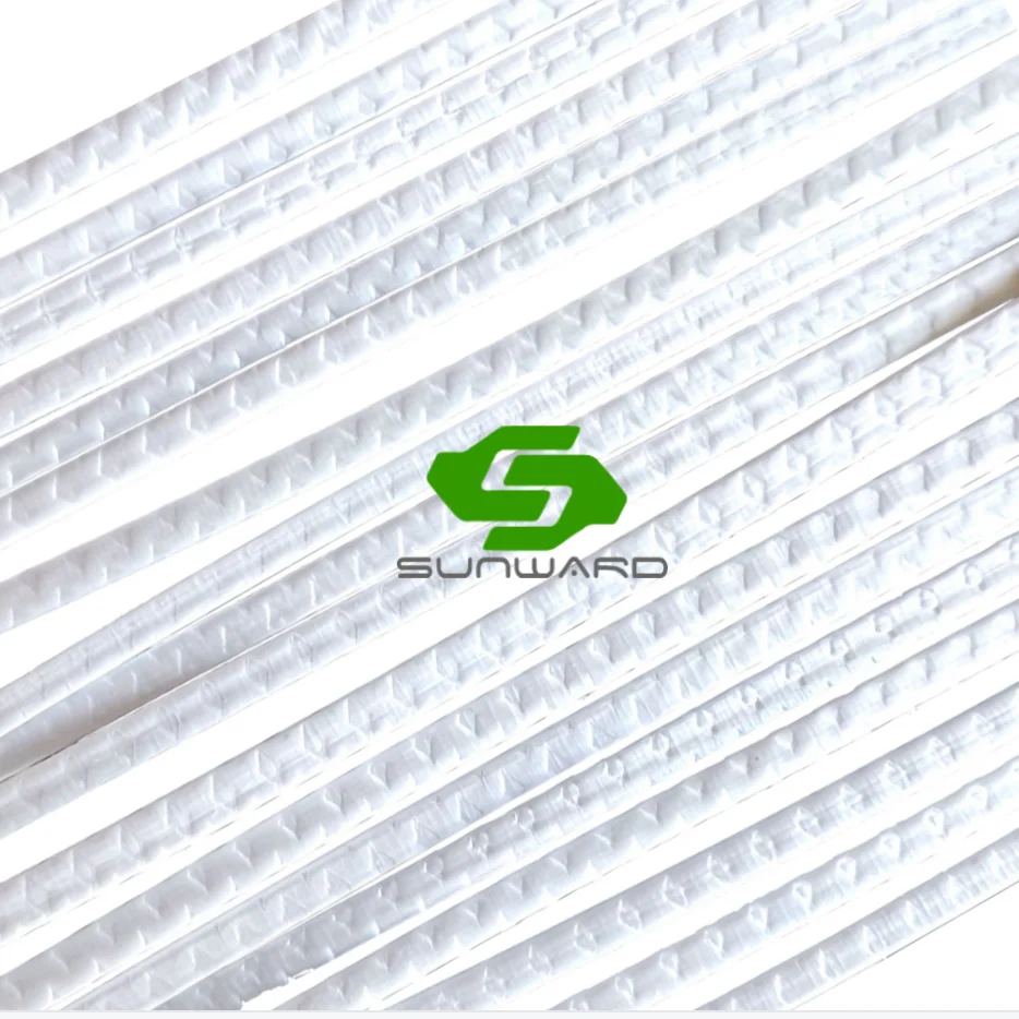 PP macro embossed fiber for concrete structure reinforcement raw material for building