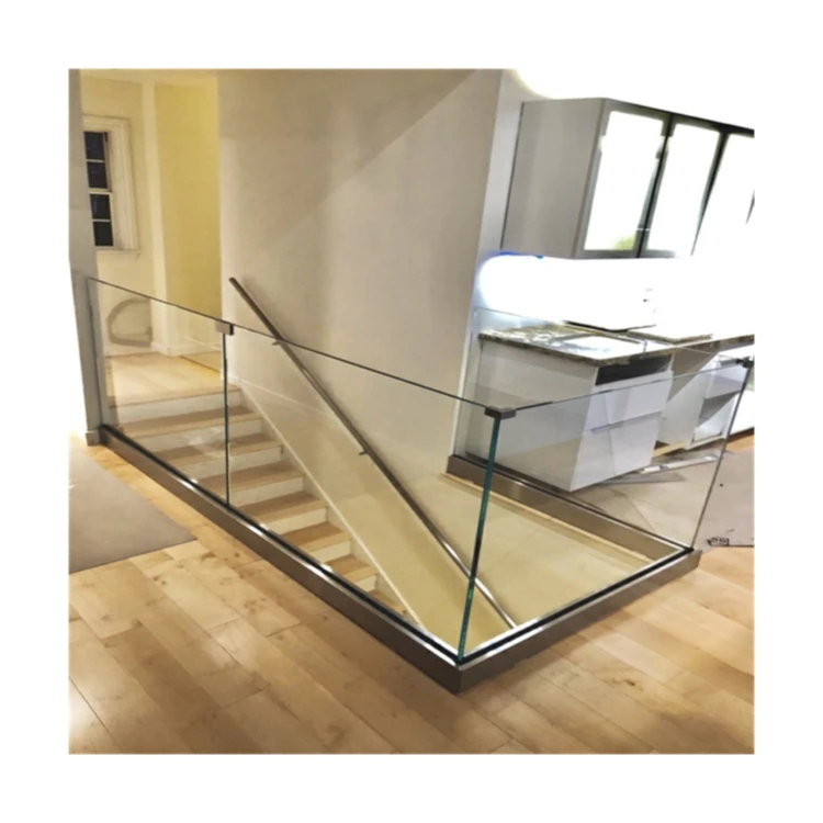 Modern Frameless Balustrade Balcony Railing Staircase Glass Railing