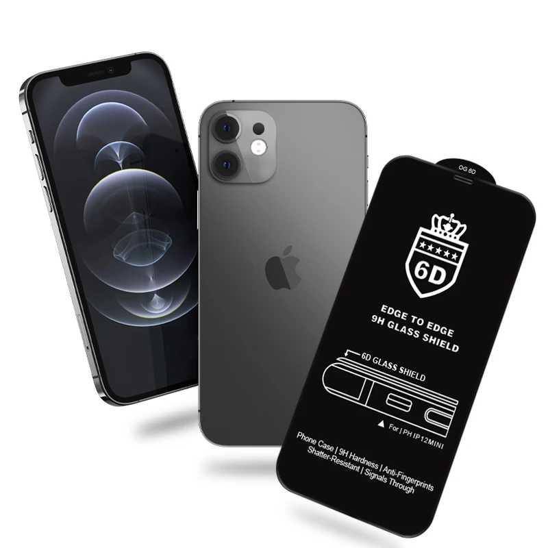 Противоударное закаленное стекло 9H для iPhone11/12 защита экрана мобильного телефона