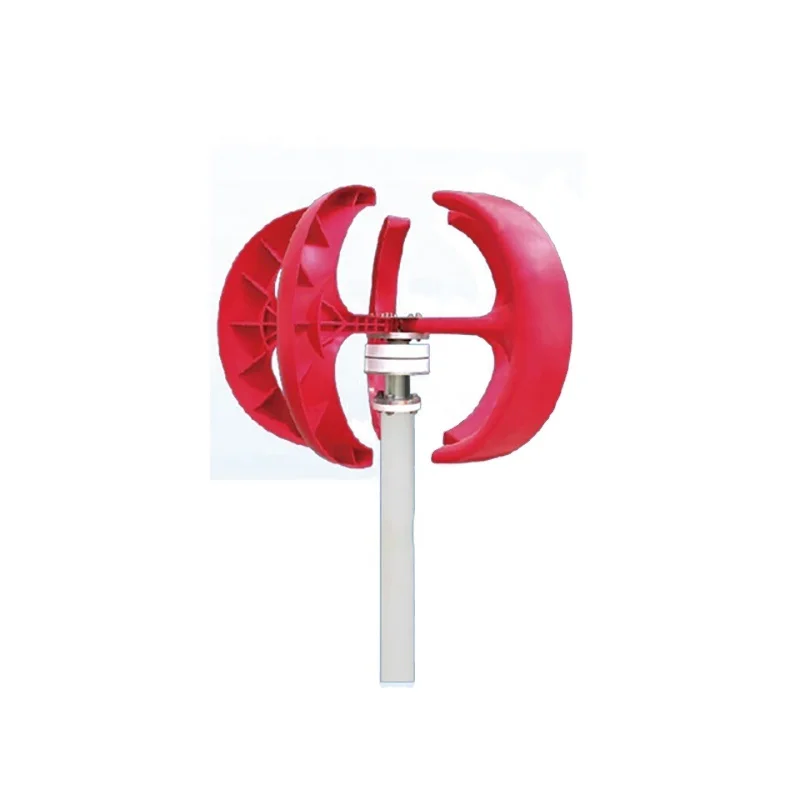 New design Mini Wind Turbine 100W 200W 300W RV Vertical Axis Wind Turbine For Street Lighting Of Red Lantern Type free energy